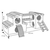 Lekeborg til Hamster - 45,5cm (18-530.0916)