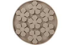  Slikkematte med Blomster, Taupe