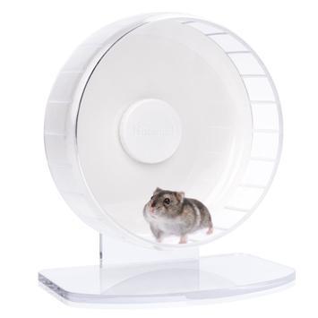  Niteangel Super-Silent Hamsterhjul, Hvit - L