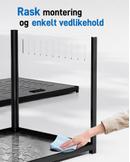 Bucatstate 3.0 Hamsterbur Sort - 120cm (115-BSH20221)