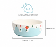 Bucatstate Matskål Jordbær - Blå (115-407602)
