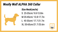 WoollyWolf Alpha 360 Halsbånd, Lavendel (89-CLRAL194-M, 89-CLRAL194-S,)