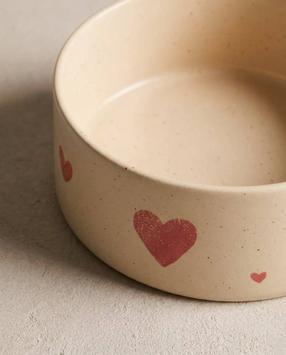 Egg Back Home Cozy Hearts Matskål 14cm - 2 stk (116-2067-14DSet2-MT-Cz)