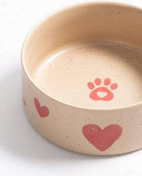Egg Back Home Cozy Hearts Matskål 14cm - 2 stk (116-2067-14DSet2-MT-Cz)