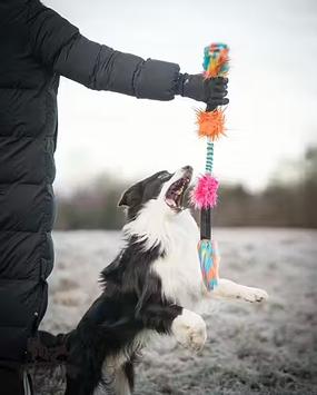 Doggie-Zen Elastisk Pipeslange med Fuskepels (33-7499)