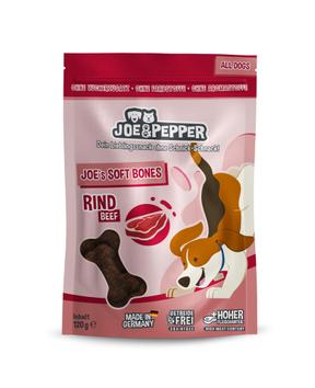 Joe & Pepper Hundesnacks Soft Bones – Storfe, 120g