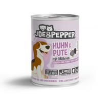 Joe & Pepper Våtfôr til Hund – Kylling, Kalkun & Gulrot, 400g