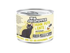 Joe & Pepper Våtfôr til Katt – Kylling, Kalkun & And, 200g