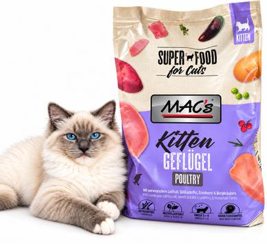  Mac's Super Food for Kittens, Fjørfe - Kattungefôr