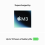 APPLE 13" MacBook Air M3 8CPU/ 10GPU 16GB 512GB SSD Midnight (MXCV3KS/A)
