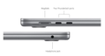 APPLE 15" MacBook Air M3 8CPU/ 10GPU 16GB 512GB SSD Space Grey (MXD13KS/A)
