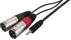 MONACOR 3.5mm Jack/ XLR-han 1m