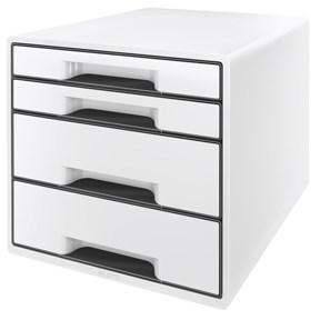 LEITZ Desk Cube  4-skuffer hvid (52521001)