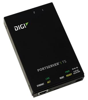 Digi PortServer TS 2 port. 2 port RS-232 RJ-45 Serial to Ethernet Device Server, 9-30VDC includes 12V/. (70002043)