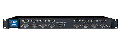 Digi Digi Edgeport/ 216 2-USB 16-serial port  DB-9 Rack Mountable USB Converter w/ recessed 19' rack brack (EP-USB-216)