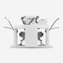 AMC PRO PCR 2T ceiling loudspeaker 2,5"" 6W 3W 1,5W@100V 200 Hz - 16 kHz white (PCR2T)