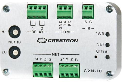 CRESTRON CRESNET, I/ O MODULE, 1COM, 1IR, 2RELAYS (C2N-IO)