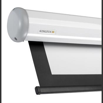 KINGPIN manuelt lerret 1:1 240 x 240cm 134" u/sort kant (240LMS-1:1)