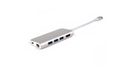LMP LMP USB-C mini dock HDMI/Ethernet/SD/3xUSB/USB-C Silver