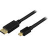 DELTACO Mini Displayport til Displayport kabel 1,5