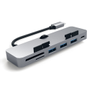 Satechi Satechi USB-C Clamp Card Reader microSD/SD Space Grey - iMac