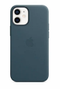 APPLE iPhone 12 mini Leather Case with Magsafe Baltic Blue