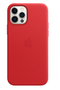 APPLE iPhone 12/12 Pro Leather Case with Magsafe (PRODUCT)RED