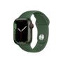 APPLE AW Series 7 GPS Cell 41mm Green Alu Case w/Clover SB