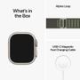 APPLE AW Ultra GPS Cell 49mm Titanium, Green Alpine Loop Large (MQFP3DH/A)