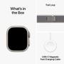 APPLE AW Ultra 2 GPS Cell 49mm Titanium, Green/ Grey Tr Loop M/L (MRF43DH/A)