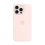 APPLE iPhone 15 Pro Max Silicone Case with MagSafe - Light Pink