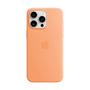APPLE iPhone 15 Pro Max Silicone Case with MagSafe - Orange Sorbet