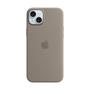 APPLE iPhone 15 Plus Silicone Case with MagSafe - Clay