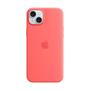 APPLE iPhone 15 Plus Silicone Case with MagSafe - Guava