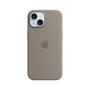 APPLE iPhone 15 Silicone Case with MagSafe - Clay