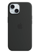 APPLE iPhone 15 Silicone Case with MagSafe - Black New