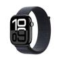 APPLE AW 10 GPS 46mm Jet Black Alu, Ink Sport Loop