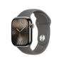 APPLE AW 10 GPS Cell 42mm Natural Tit. Stone Grey Sport Band-M/L