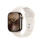 APPLE AW 10 GPS Cell 42mm Gold Tit. Starlight Sport Band-M/L