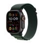 APPLE AW Ultra 2 GPS Cell 49mm Bl. Titanium, Green Alpine Loop-L