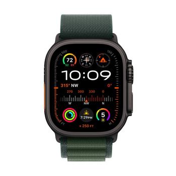 APPLE AW Ultra 2 GPS Cell 49mm Bl. Titanium, Green Alpine Loop-M (MX4R3DH/A)