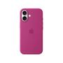 APPLE iPhone 16 Silicone Case with MagSafe - Fuchsia