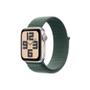 APPLE AW SE GPS 40mm Starlight Alu, Lake Green Sport Loop