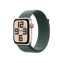 APPLE AW SE GPS Cell 44mm Starlight Alu, Lake Green Sport Loop