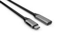 Elivi Elivi USB C til C Skjøt 0,7 meter M/F, 10gbps/100W