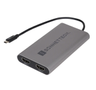 SONNET SONNET Thunderbolt 3 to Dual DisplayPort Adapter space grey