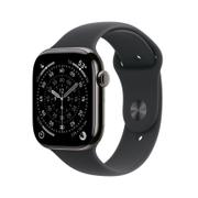 APPLE AW 11 GPS Cell 46mm Slate Tit. Black Sport Band-M/L