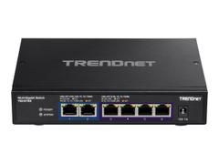 TRENDNET TEG-S762 - Switch - ohanterad - 2 x 10GBase-T + 4 x 2.5GBase-T - skrivbordsmodell,  väggmonterbar