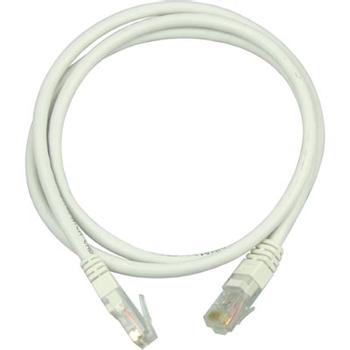 DELTACO UTP Cat.5e patchkabel 1m, vit (V1-TP)