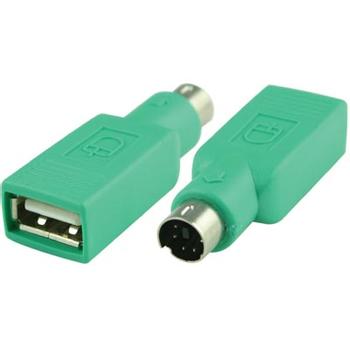 DELTACO Adapter PS/2 ha till USB ho för möss & tangentbord (USB-81)
